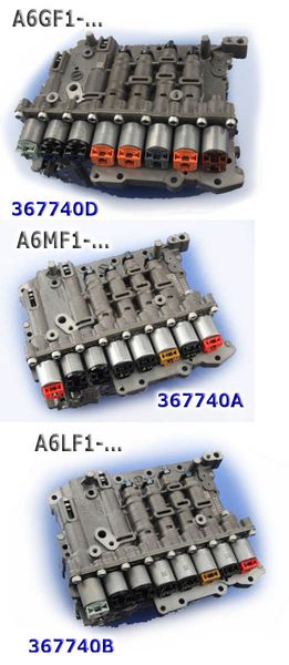 Блок клапанов в сборе с соленоидами, Valve body A6LF1/A6LF2 OEM